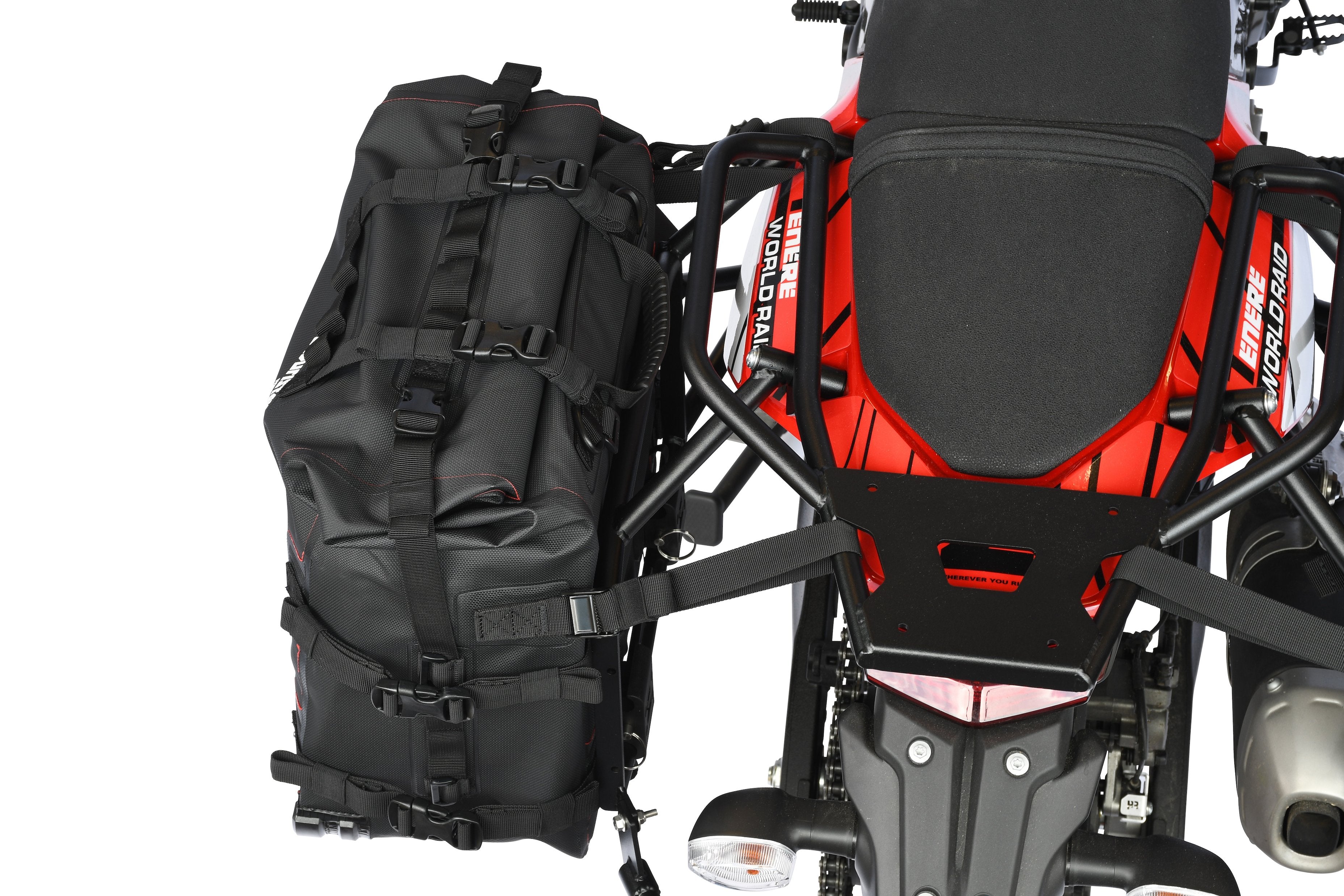 Enduristan Monsoon Evo, bisage za motore