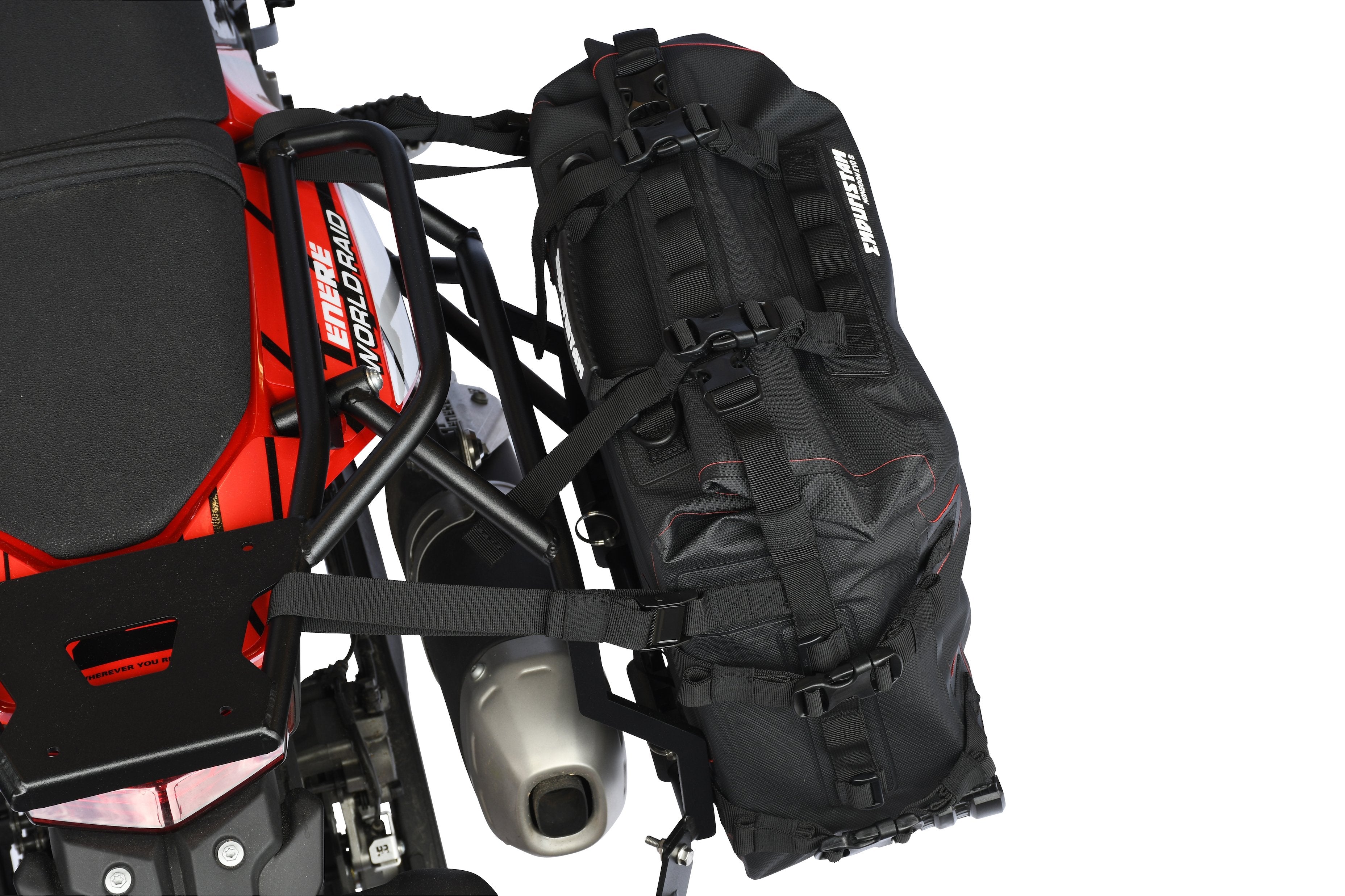 Enduristan Monsoon Evo, bisage za motore